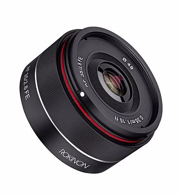 Lente de enfoque automático de fotograma completo Rokinon AF 35 mm F2,8 para Sony E Mount FE - IO35AF-E Foto 1 de 4