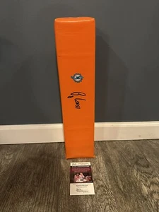 BRYAN COX SIGNED MIAMI DOLPHINS TOUCHDOWN PYLON JSA COA AUTOGRAPHED AUTO - Picture 1 of 3