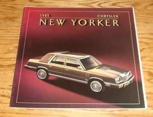 Original 1985 Chrysler New Yorker Deluxe Sales Brochure 85 - Picture 1 of 2