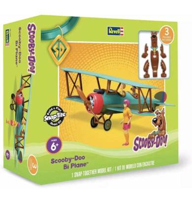 Revell Scooby-Doo BiPlane SnapTite 1:20 Scale Model Kit 85-1770 - Image 1 of 4