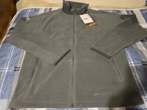 MARMOT REACTOR LIGHTWEIGHT JACKET IN POLARTEC FLEECE GRAY ZIP UP MENS SMALL - Picture 1 of 7