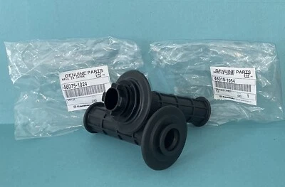 OEM Kawasaki Throttle Tube Grip Set KX, KDX, KLR, KLX (#46075-1024 #46019-1054) - image 1 of 4