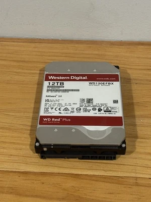 WD Red Plus 12TB SATA 6Gb/s 3.5in NAS HDD WD120EFBX - Image 1 of 3