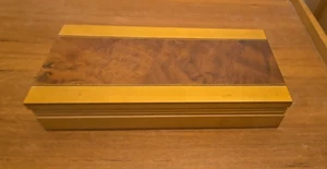 Beautiful Carte Dal Negro Treviso Italy Wooden Rectangular Box (Empty) - Picture 1 of 9