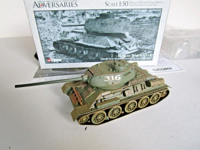 Corgi US 51601, Korean War 1, Adversaries, T34/85 Tank, Korean 109th Tank Regt . - Image 1 of 4