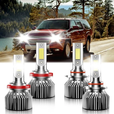 For Chevrolet Suburban 2500 2007-2013 High Low Beam LED Headlight Bulbs Kit - Изображение 1 из 4