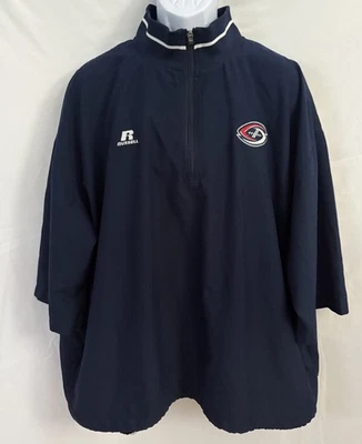 VTG  Arena Football League Columbus Destroyers 1/4 Zip Short Sleeve Pullover 2XL - Image 1 of 4