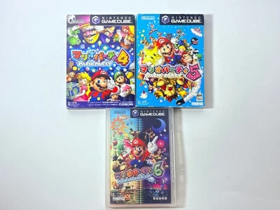 Mario Party 4 5 6 Set Nintendo GameCube Party Game Collection with Manual - Image 1 of 4