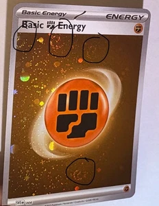 Pokemon 151 Fighting Energy 006 - 4x Swirls -  Cosmos Holo NM/M - Picture 1 of 1