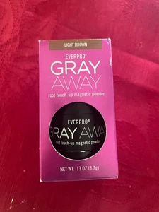 Everpro GRAY AWAY ROOT TOUCH-UP MAGNETISCHES PULVER ~ LT BRAUN 0,13 UNZEN NEU - Bild 1 von 4