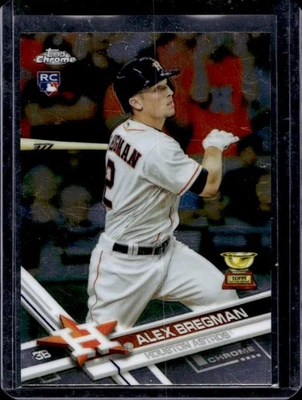 2017 Topps Chrome Alex Bregman RC Rookie #9 Astros - Image 1 of 2