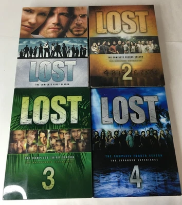 LOST Complete Seasons 1 2 3 4 ABC TV Series DVD Box Set Lot 1-4 TV Show - Image 1 of 4