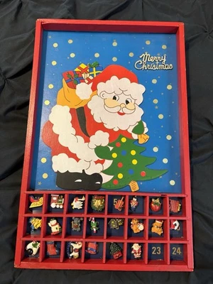 Vintage Magnet Advent Calendar - Rare - Incomplete - Read Description /See Pics - Image 1 of 4