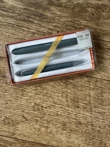 Vintage Fountain Pen & Pencil Set - Used Made By Platignum - Picture 1 of 5
