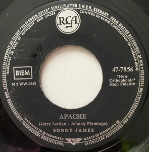 SONNY JAMES - APACHE & MAGNETISM - SINGLE 1961 - Bild 1 von 5
