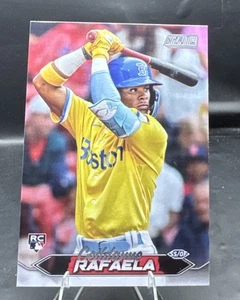 2024 Topps Stadium Club Baseball Ceddanne Rafaela #34 Rookie RC Boston Red Sox - Foto 1 di 3