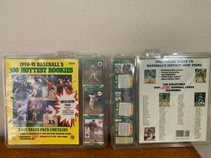 2 Sets 1990-1991 Baseball’s 100 Hottest Rookies Book And Cards Unopened - Picture 1 of 1
