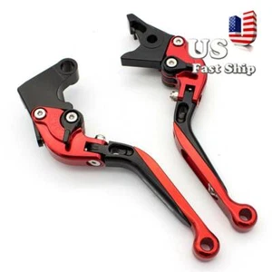 For Honda CBR 600 CBR900RR CBR250RR CB900 Fold&Extendable Clutch Brake Lever USA - Picture 1 of 12