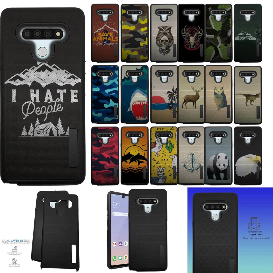 Case For [LG K51 /Reflect/ Q51][GRIP TACTICAL SET5] Hybrid Heavy Duty - Image 1 of 1