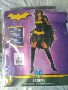 Rubie Bat Girl costume Dress & Cape, Boot tops, Belt, Mask, Glovelets XSmall - Picture 1 of 1
