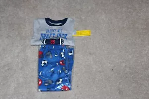 Carter Toddler Dad's First Pick Football Pajamas NEW Size 4T - Picture 1 of 2