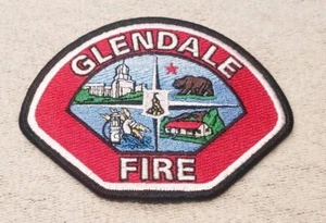 Glendale California Fire Department Shoulder Patch - Imagen 1 de 1