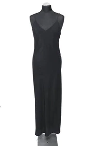 Jadicted Trägerkleid langes Kleid M schwarz leicht Spaghetti-Träger + Seide Neu - Bild 1 von 5