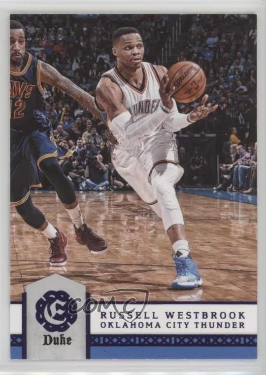 2016-17 Panini Excalibur Duke /49 Russell Westbrook #121