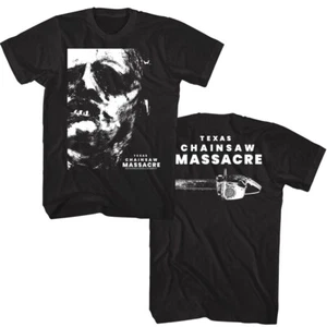 Texas Chainsaw Massacre Movie Poster Men's T Shirt Leatherface Horror Movie Gore - Picture 1 of 8