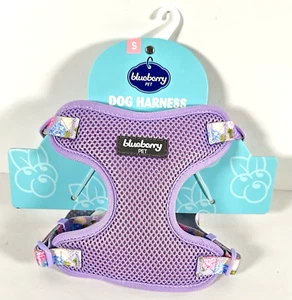 Blueberry Pet Dog Harness Purple/ Floral Size Small-New - Picture 1 of 5