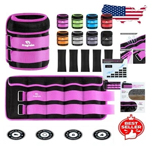 Comfortable Lightweight Ankle Weights with Adjustable Sandbags - Perfect for Gym - Picture 1 of 8