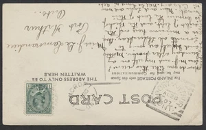 1907 Port Arthur ONT Squared Circle Receiver on RPPC from Bancroft - Picture 1 of 2