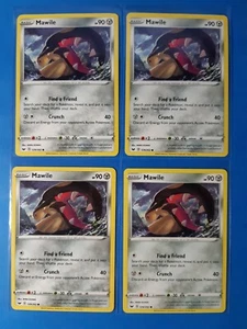 4x Mawile 129/202 Pokemon card Sword & Shield common NM - Picture 1 of 1