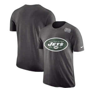 Nike New York Jets NYC Athletic Cut Shirt Crucial Catch Intercept Cancer Mens XL - Picture 1 of 12