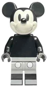 LEGO Mickey Mouse 43230 Gris Azul Claro Pantalones Cortos Disney 100 Minifigura - Imagen 1 de 1