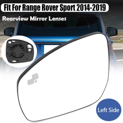 Left Side Mirror Glass W/Blind Spot For Land Rover Range Rover Sport 2014-2022 - Image 1 of 4