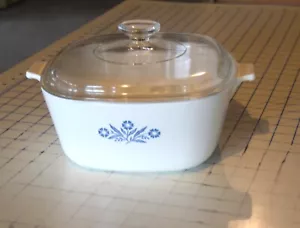 casseruola vintage corning ware con coperchio 2-1/2 quarto - Foto 1 di 3