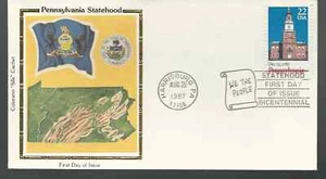 *USA Collection Colorano FDC Enveloppe with Scott 2337 Stamp Aug 26 1987 - Bild 1 von 1