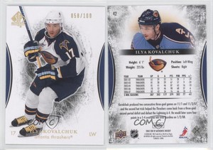 2007-08 SP Authentic Limited /100 Ilya Kovalchuk #42