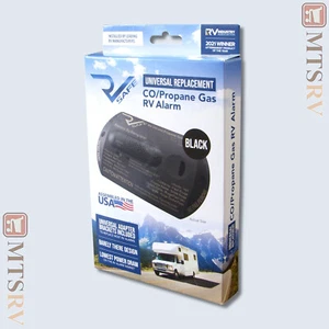 Detector de alarma de gas propano y monóxido de carbono seguro para autocaravana - negro - RVCOLP-2B - LP CO - Imagen 1 de 4