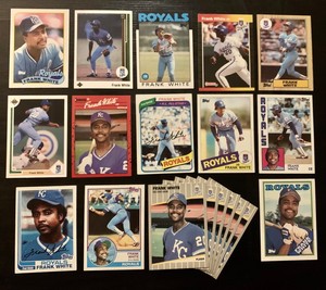 Frank White Baseball Cards. Kansas City Royals