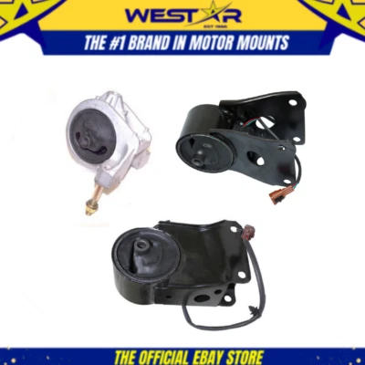 Juego de 3 piezas de montaje de motor para Infiniti I30 2000-2004 3,0 L/I35 3,5 L con sensores Foto 1 de 3