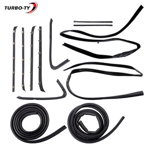 Kit de sellos de puerta de goma traje negro para camioneta Chevy GMC 1973-1980 12 piezas - Imagen 1 de 24