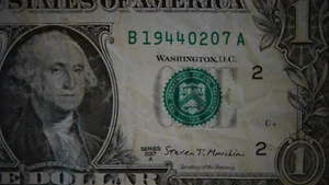 2017 A Series $1 Dollar Birthday Note Feb. 07, 1944 B19440207A - Picture 1 of 3