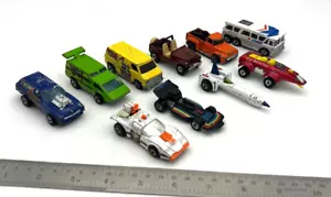 Lot of 10 Die Cast HOT WHEELS Cars & Trucks Thor Thing Spoiler Green Van CJ-7 BW - Picture 1 of 12