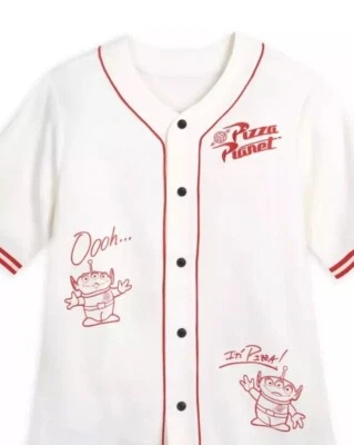 Camiseta deportiva de béisbol Toy Story Pizza Planet de los parques de Disney L XL XXL nueva 2024 Foto 1 de 4