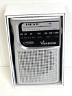 Vondior Weather Radio Emergency WB/AM/FM Battery Portable Radio Silver With Box