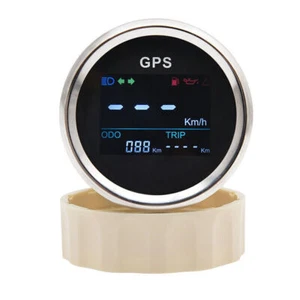 52mm Waterproof Digital GPS Speedometer Odometer Gauge for Motorcycle Car Boat - Picture 1 of 14