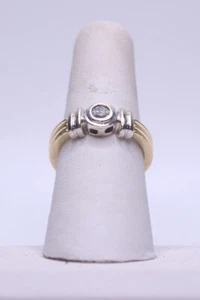 Anillo solitario de diamantes de 14 k (0,25 quilates T.W.) 5,9 g Talla: 6,5 (SGP005246) - Imagen 1 de 6