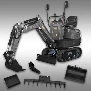 Mikrobagger Jansen MB-500, Minibagger, Benzin, Komplett-Set - Bild 1 von 7